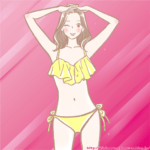 【画像】黄色水着のスケスケ感たるやｗｗｗｗｗｗｗｗｗｗｗｗｗｗｗｗｗｗ