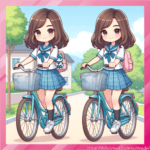 【悲報】女子高生さん、とんでもない自転車の運転をしてしまう