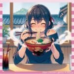 女子さんラーメンの食べ方wwww
