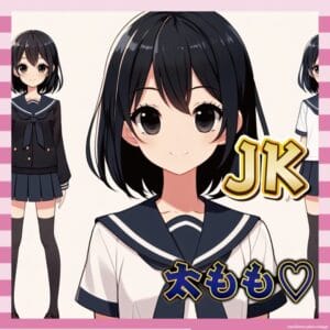 【画像8枚】ミニスカJK、太ももだけで世界救いそうｗｗｗｗｗ