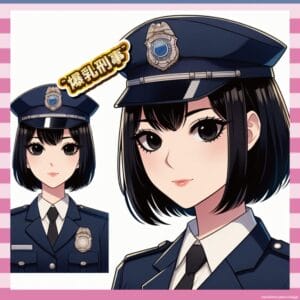 【画像】新人女性刑事、規格外のバストで現場騒然wwwww