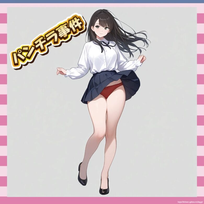 パンチラ事件イメージ