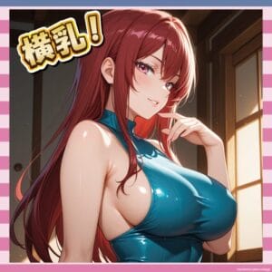 【画像】なかなか良い横乳がエロい