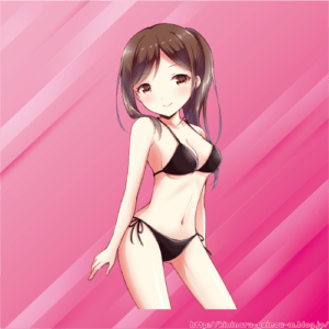 【画像】ナイトプールに美ボディすぎる女性現る