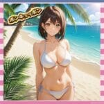 【朗報】渡邊渚さん、白ビキニでボンキュッボンwww